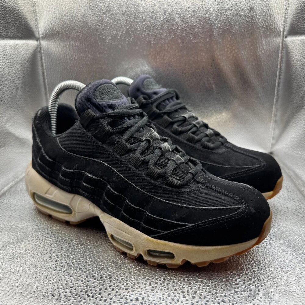 Size 8.5 Nike Air Max 95 Black White Gum Womens‎ Running Shoes 307960-017